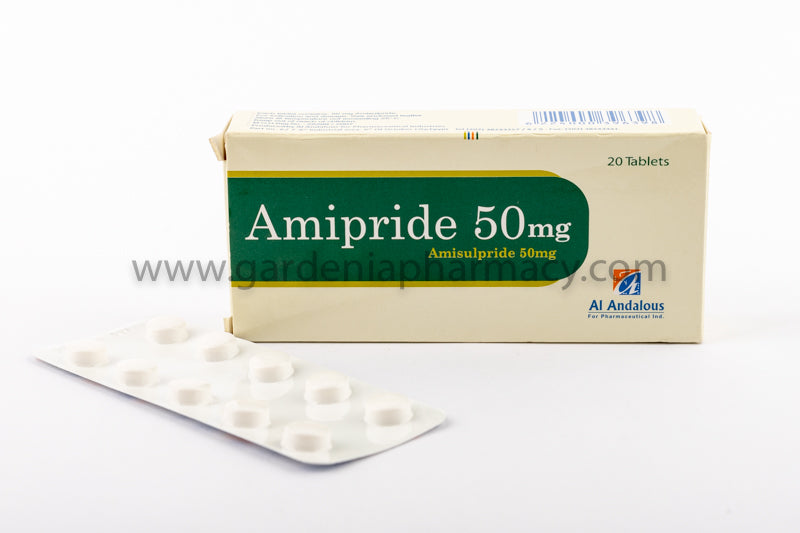 Amipride 50 mg 20 tab 2 streps