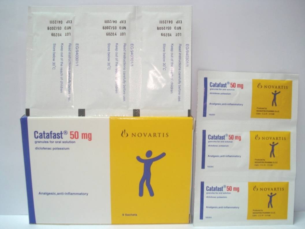 Catafast 50mg granules 9sach