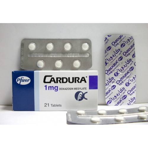 CARDURA 1MG 21/TABLETS