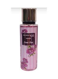 AMANDA BODY SPLASH SWEET ROSE 250ML