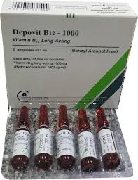 DEPOVIT B12-1000MCG/ML 5 I.M. AMPS.