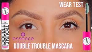 ESSENCE DOUBLE TROUBLE MASCARA EXTRA BLACK