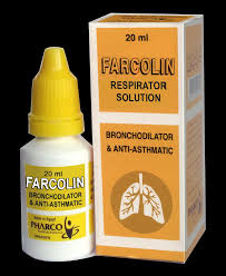 FARCOLIN RESPIRATOR 0.5% SOLN. 20 ML