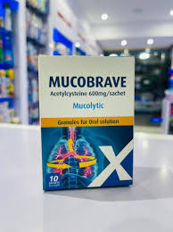 MUCOBRAVE 600 MG 10 SACHETS