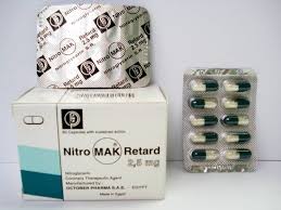 NITROMAK RETARD 2.5MG 60 CAPS.