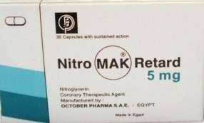 NITROMAK RETARD 5MG 30 CAPS.