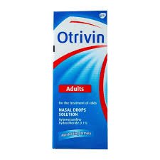 OTRIVIN 0.1% ADULT NASAL DROPS 15 ML