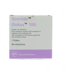 SERETIDE DISKUS 100/50MCG 60 DOSES