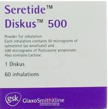 SERETIDE DISKUS 500/50MCG 60 DOSES