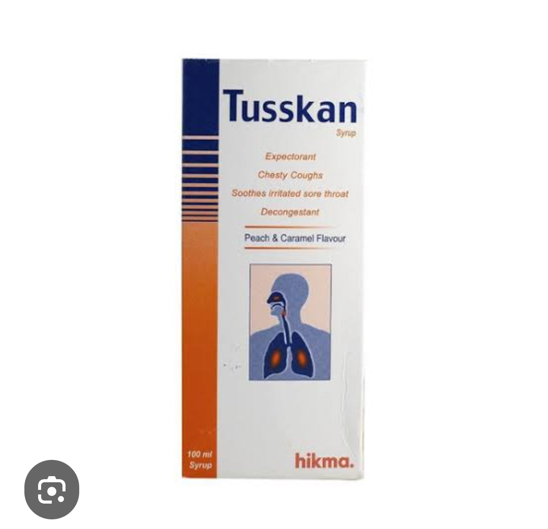 Tusskan syrup .