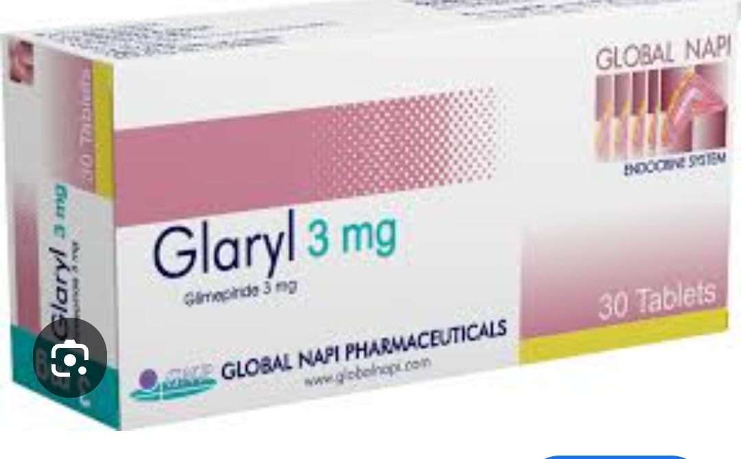 Glaryl 3mg tabs