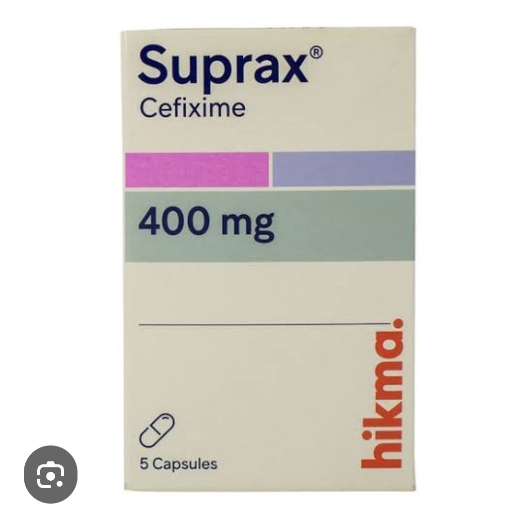 Suprax 400mg 5tabs