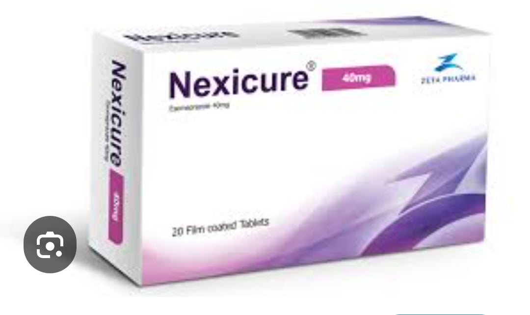 Nexicure 40 mg 20 tabs