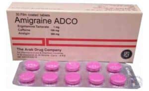 amigranine adco 30 tab 3 streps