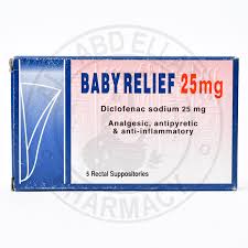 baby relief 25mg supp