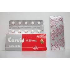 CARVID 6.25MG 20 TAB