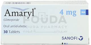 Amaryl 4 mg 30 tab 3 streps