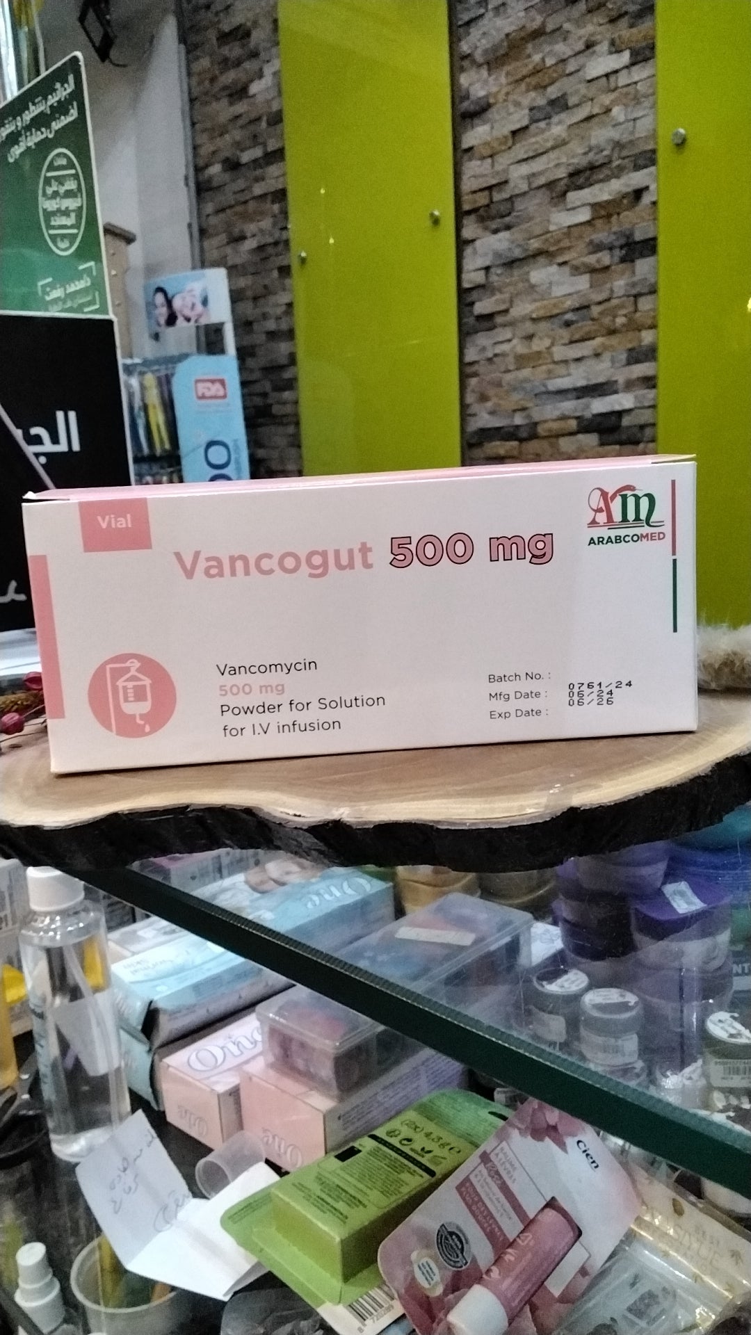 Vancogut 500mg iv