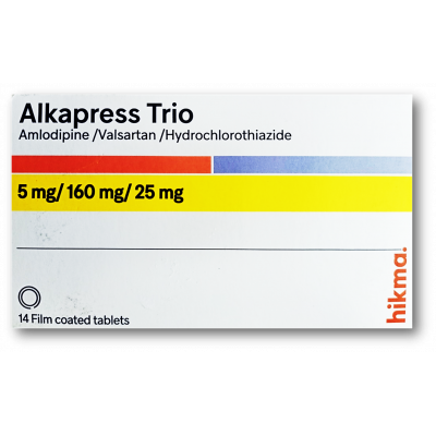 alkapress trio 5/160/25mg 14tab